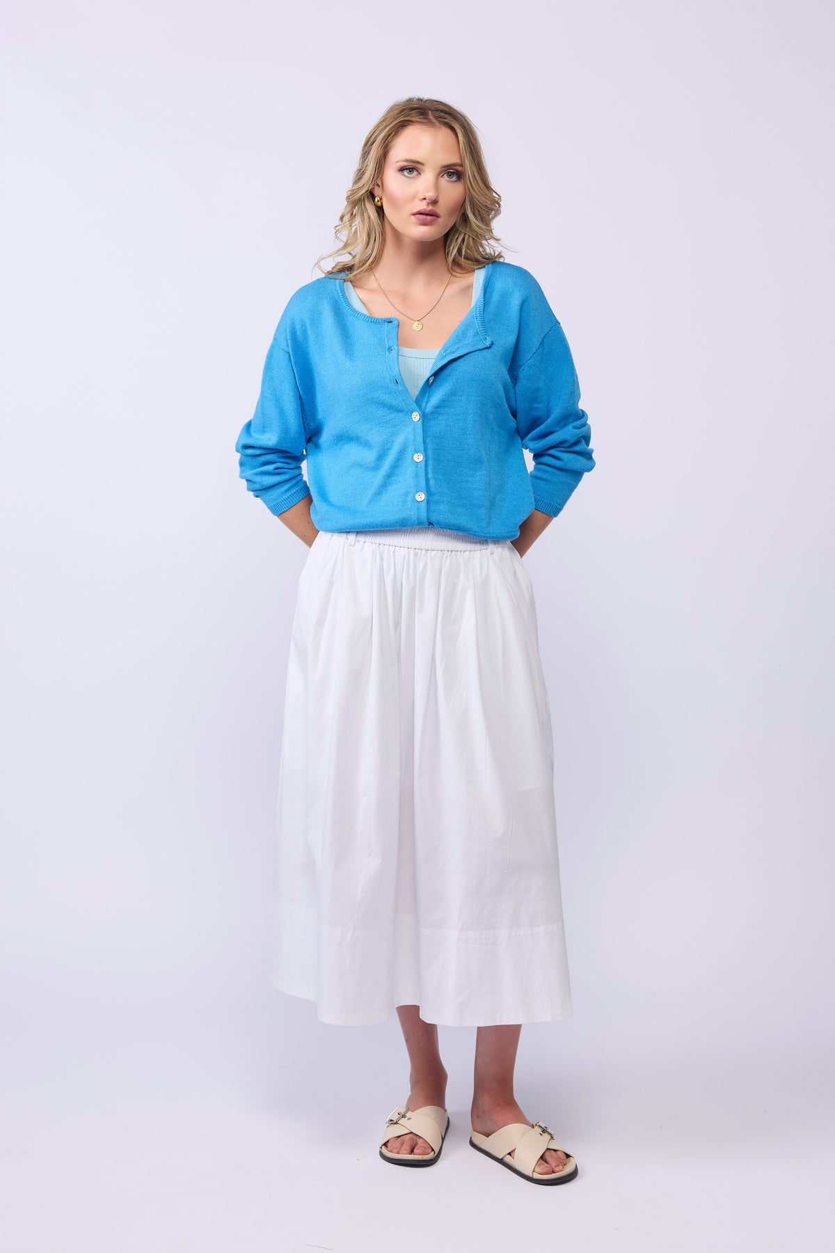 DIRECTION SKIRT - WHITE