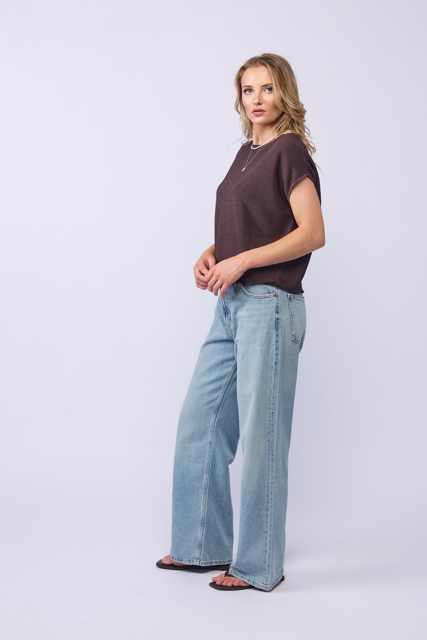 *NEW ARRIVAL* 9041 Summer Straight Leg - Summer Blue