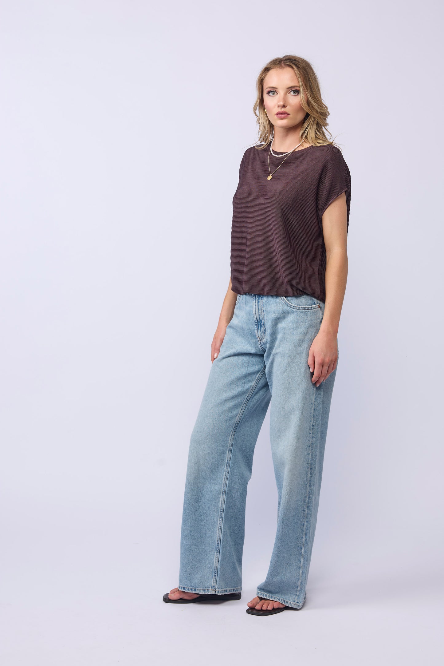 *NEW ARRIVAL* 9041 Summer Straight Leg - Summer Blue