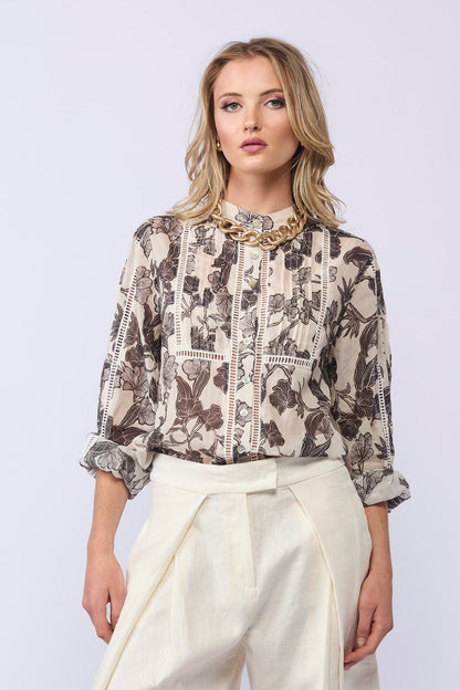 REIGN SHIRT - SEPIA