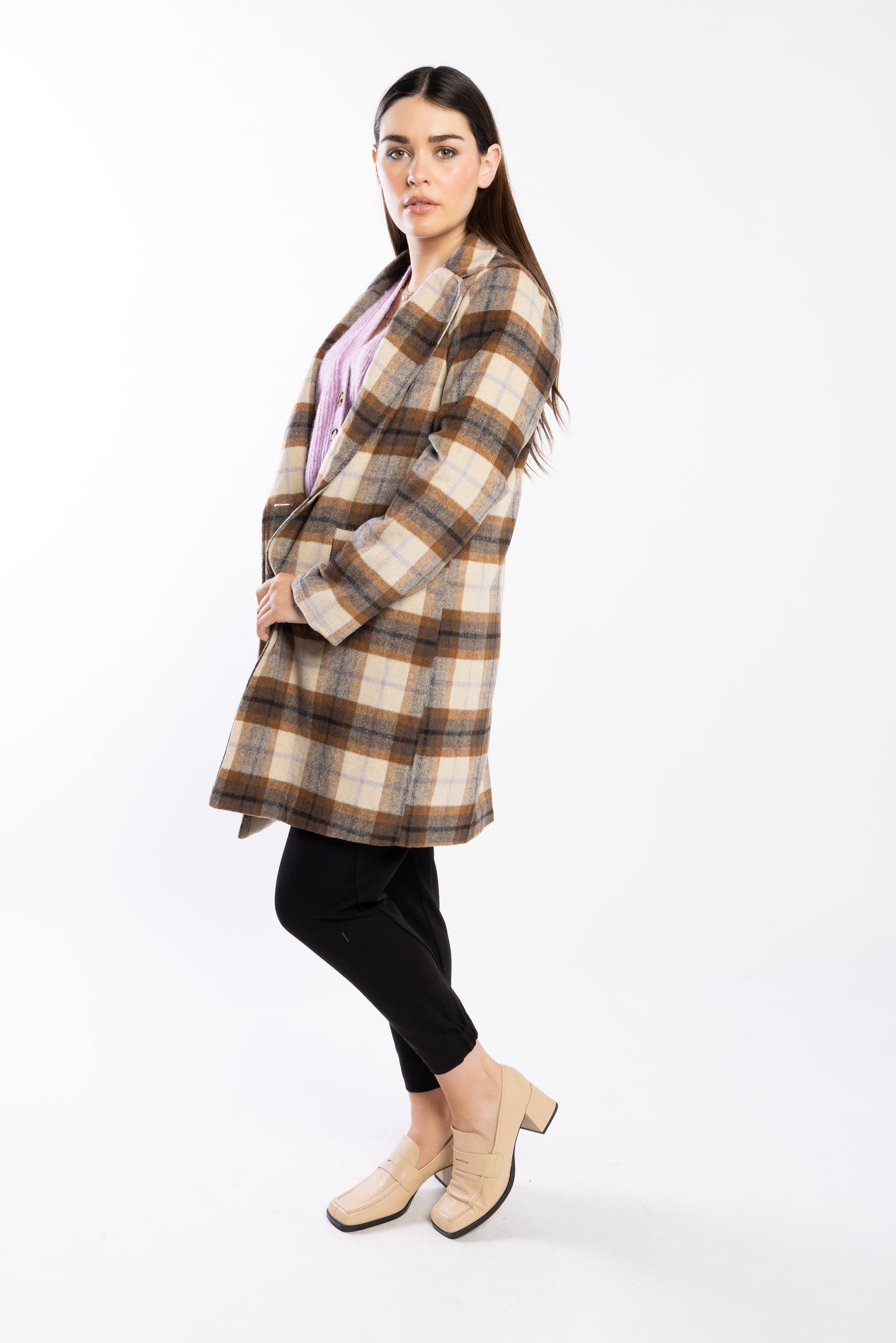5028 - Glacier Coat - Autumn Check