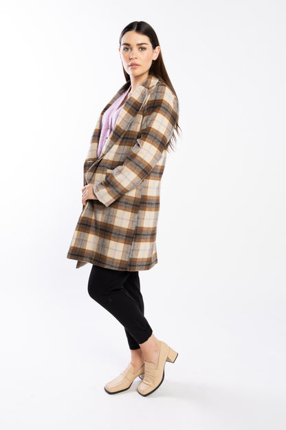 5028 - Glacier Coat - Autumn Check