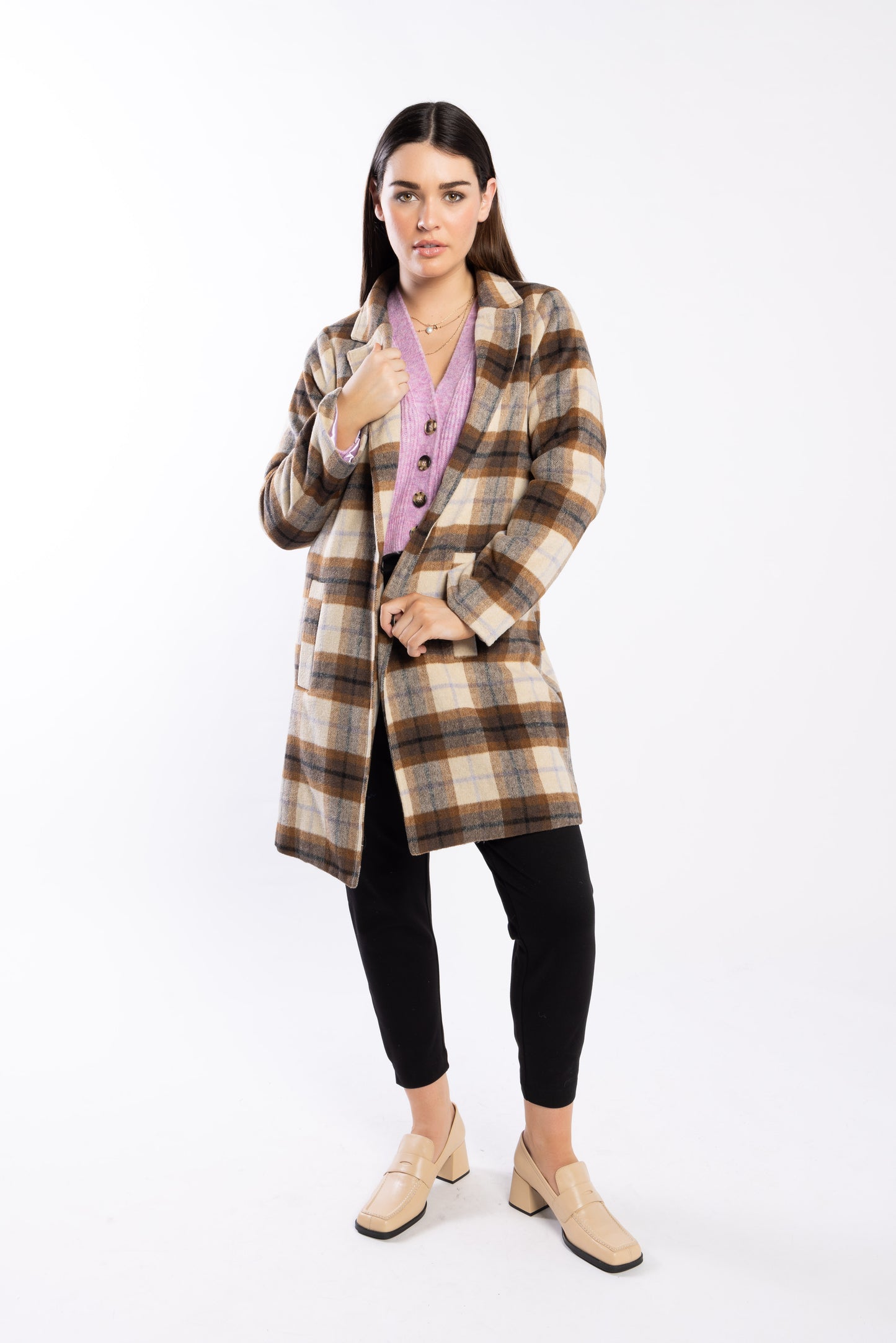 5028 - Glacier Coat - Autumn Check