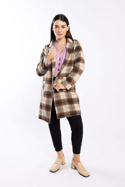 5028 - Glacier Coat - Autumn Check