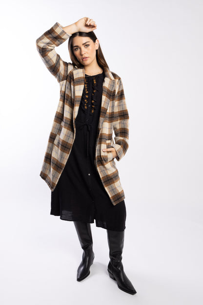 5028 - Glacier Coat - Autumn Check
