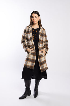 5028 - Glacier Coat - Autumn Check