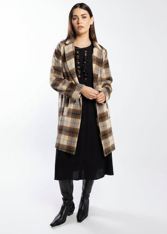 5028 - Glacier Coat - Autumn Check