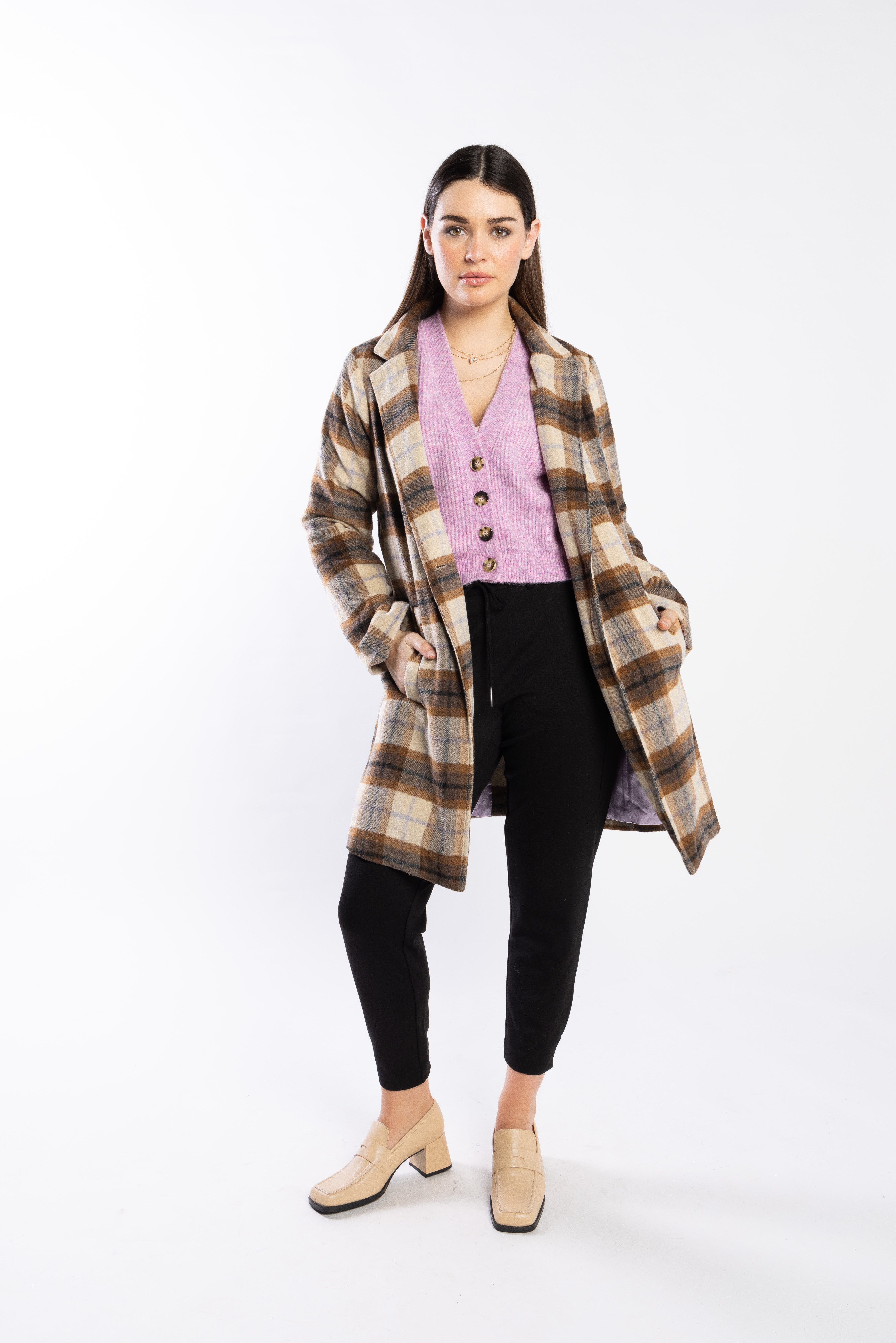 5028 - Glacier Coat - Autumn Check