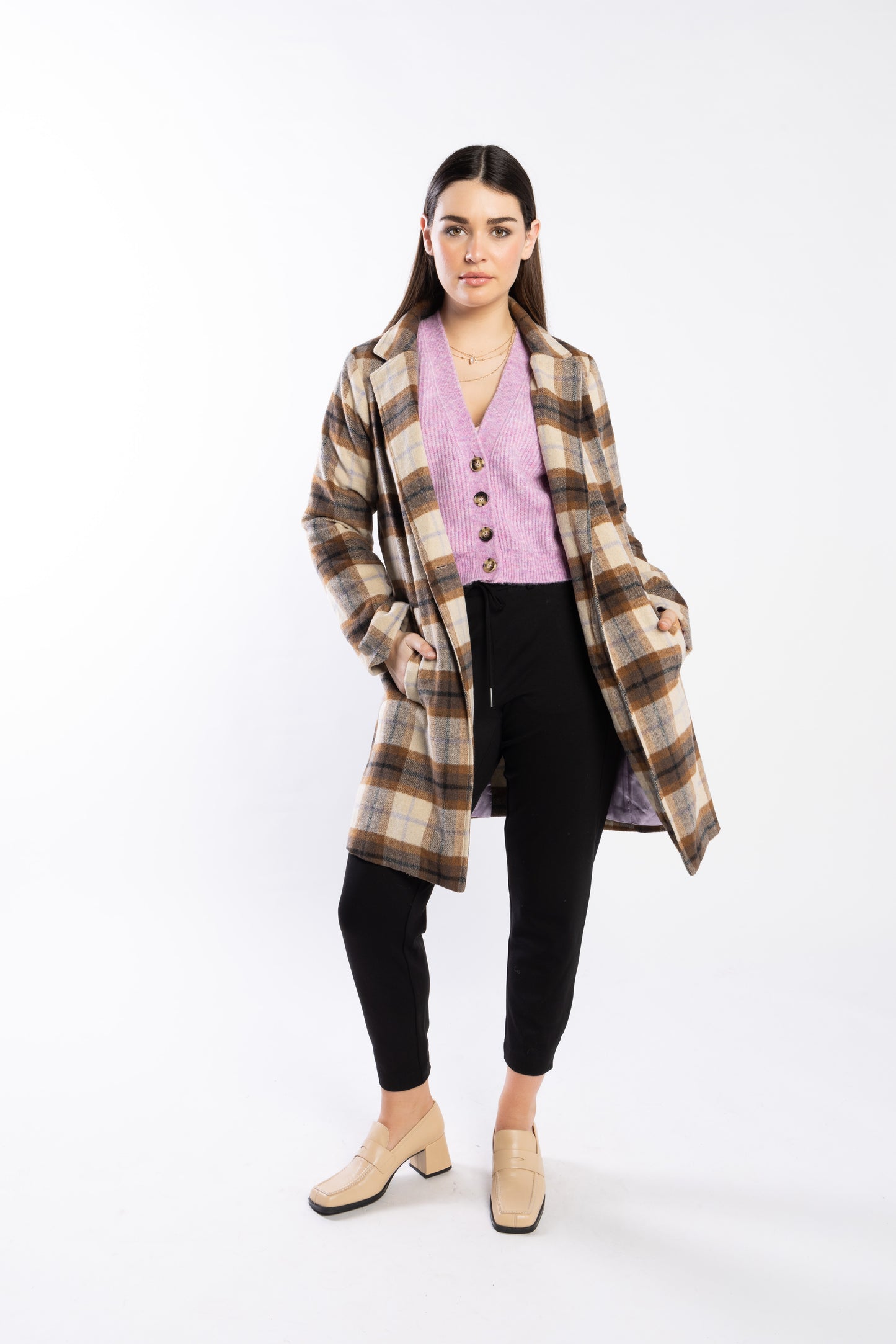 5028 - Glacier Coat - Autumn Check
