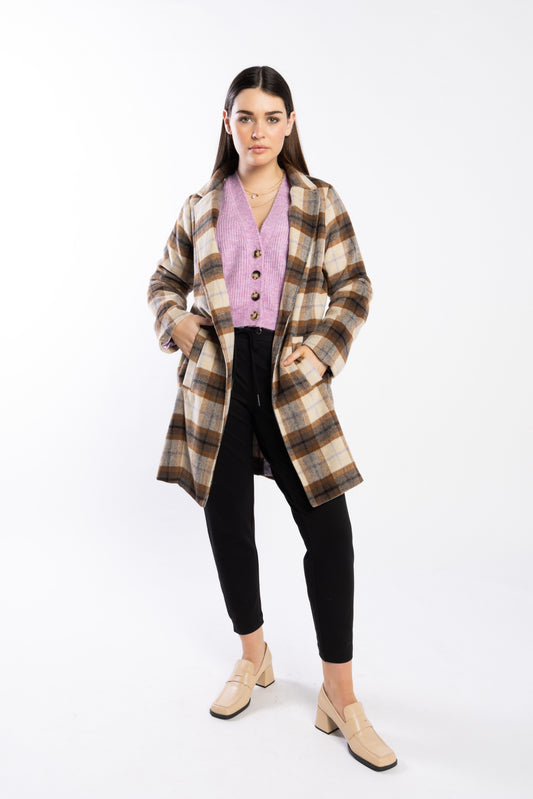 5028 - Glacier Coat - Autumn Check
