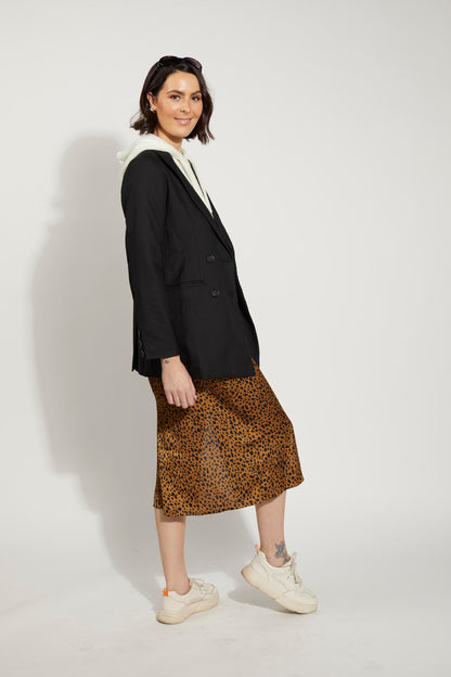 6050 - Splits Skirt - Cheetah Print