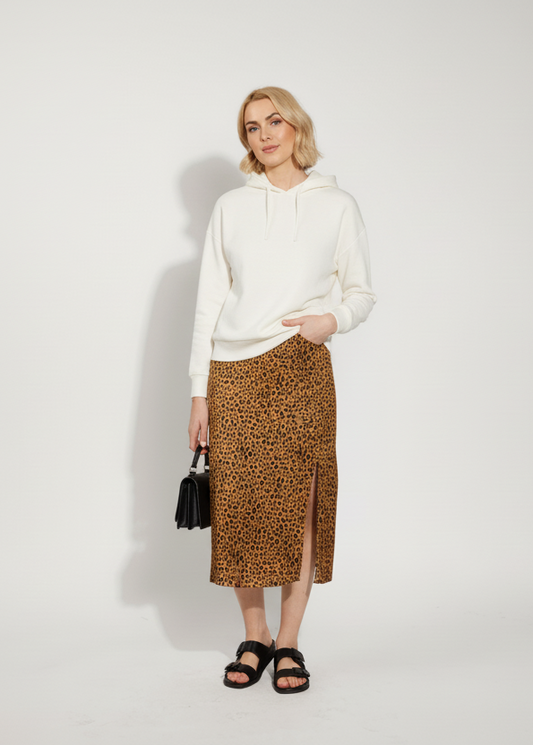 6050 - Splits Skirt - Cheetah Print
