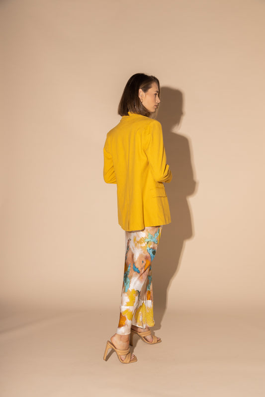 5047L - Empire Blazer - Mustard