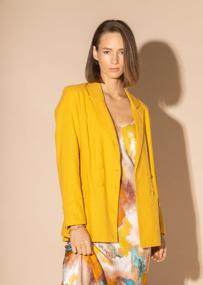 LOUGHLIN - 5047L - Empire Blazer - Mustard