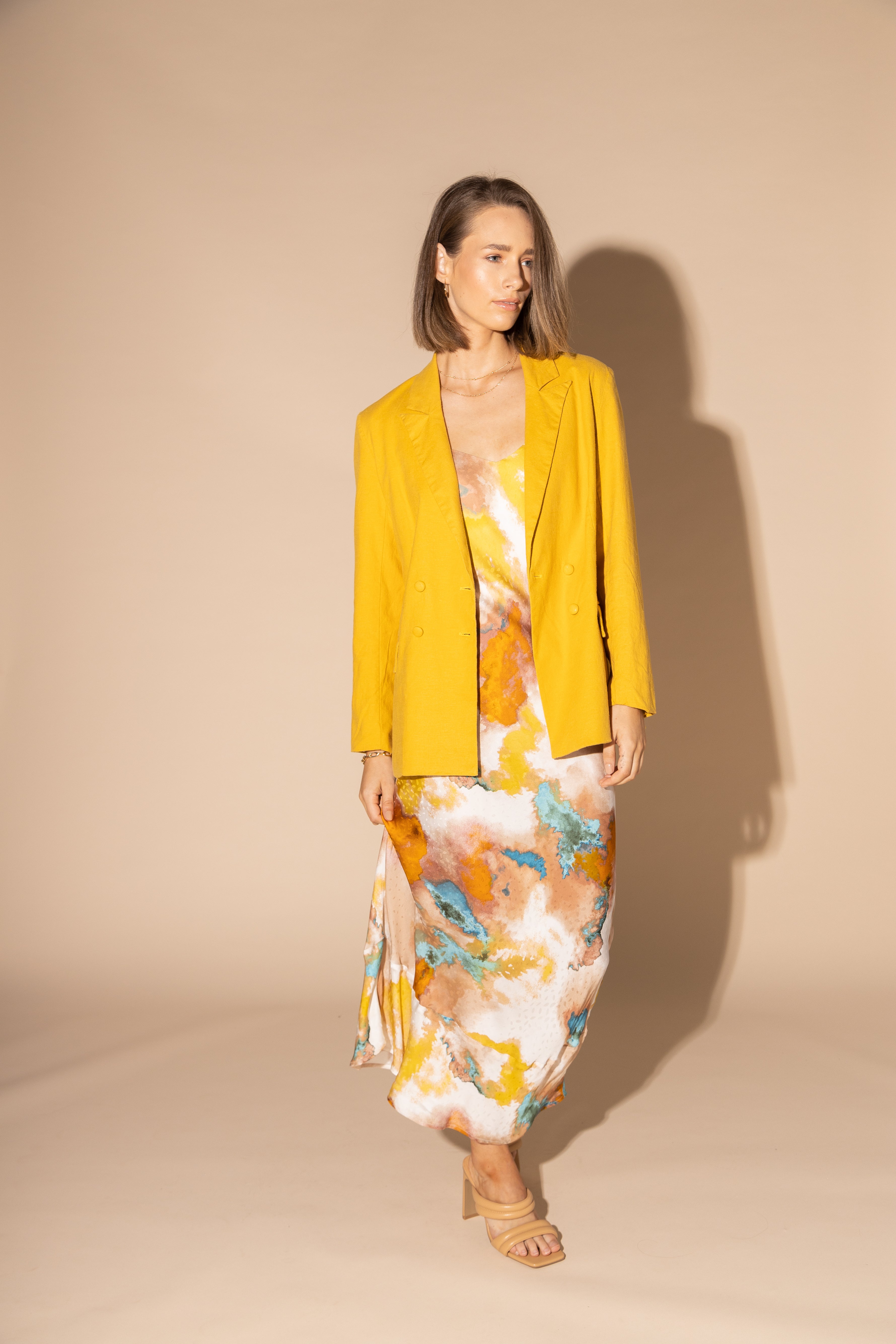 LOUGHLIN - 5047L - Empire Blazer - Mustard