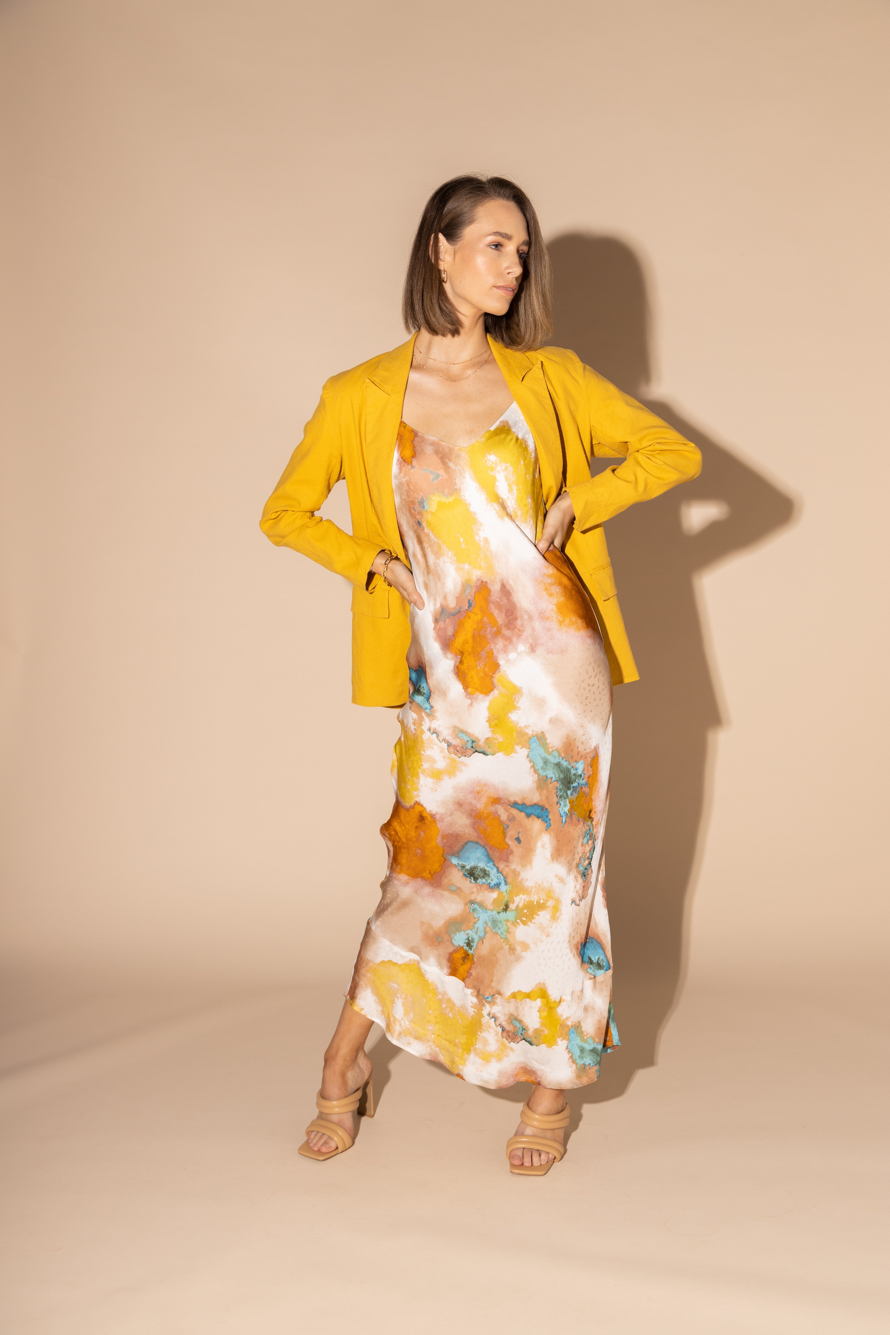 LOUGHLIN - 5047L - Empire Blazer - Mustard