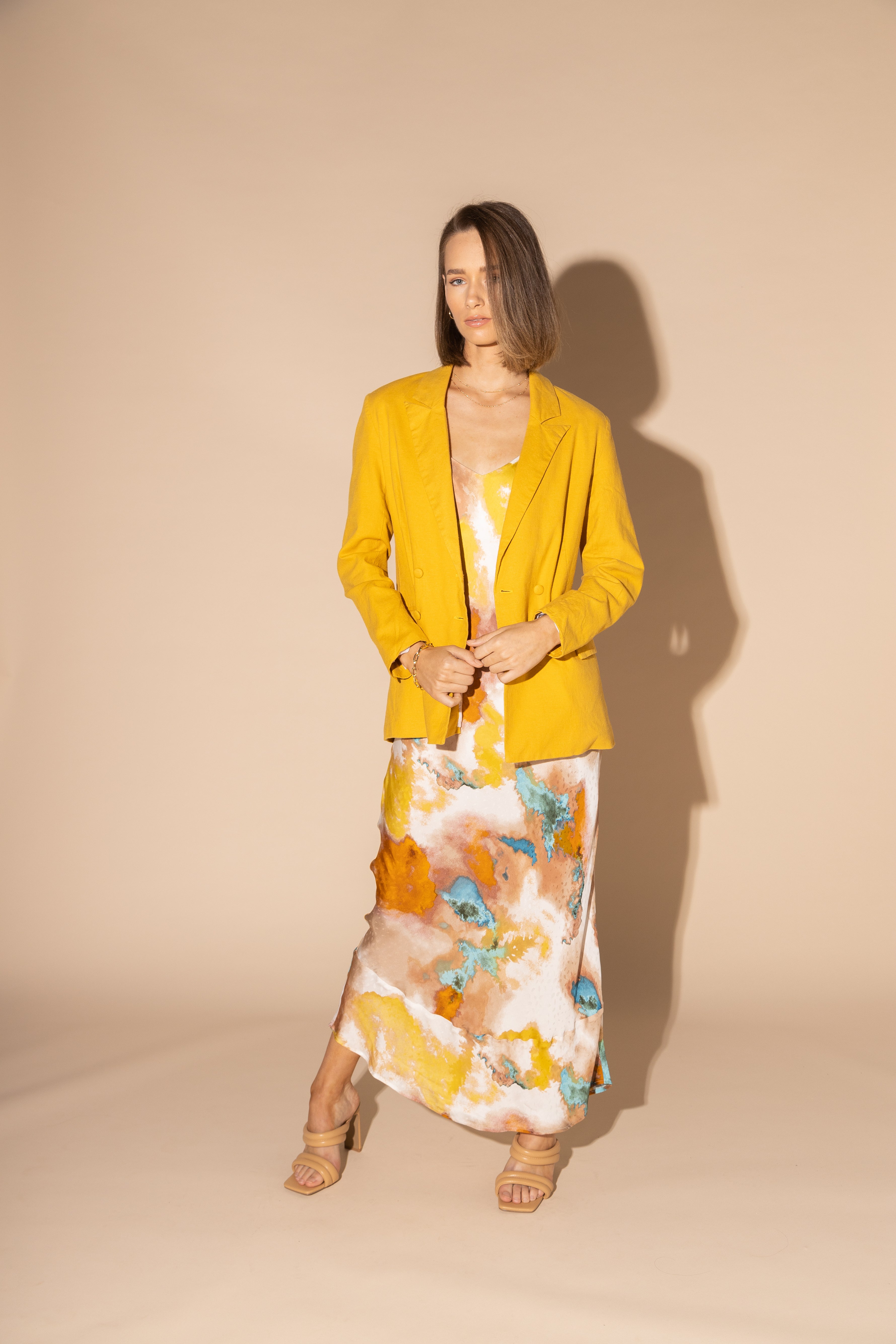 LOUGHLIN - 5047L - Empire Blazer - Mustard