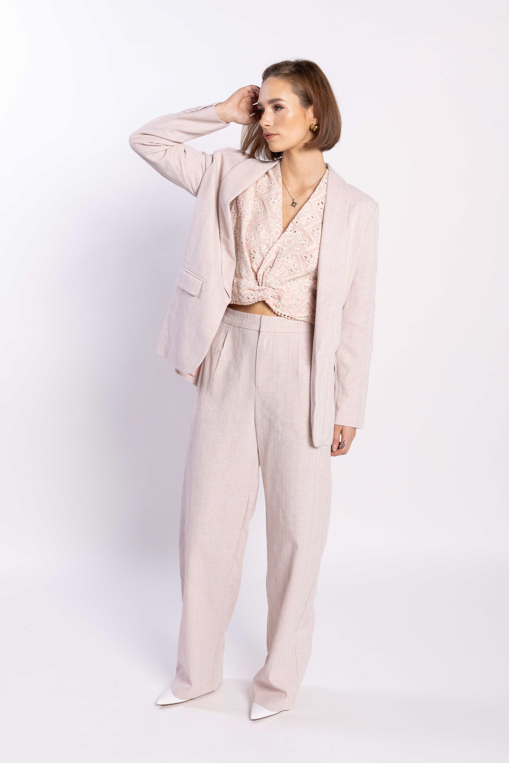 LOUGHLIN - 4057L - Lindy Pant - Pink Marle