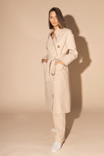 5049L - Ridge Trench Coat - Taupe