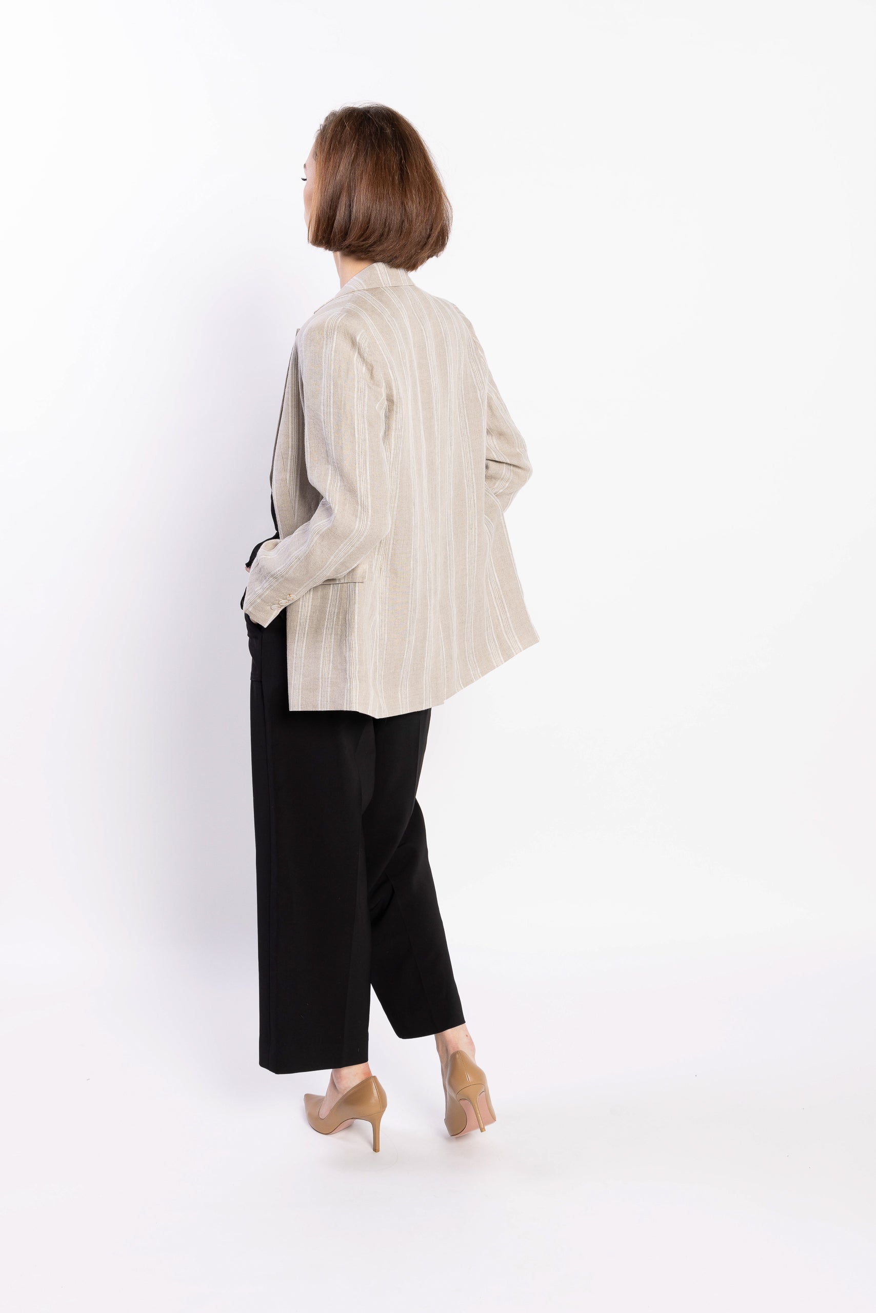 LOUGHLIN - Living Blazer - Natural Stripe