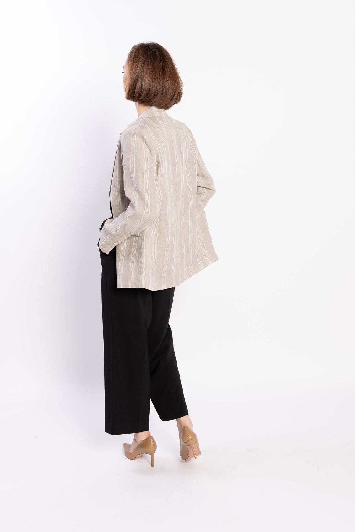 LOUGHLIN - Living Blazer - Natural Stripe