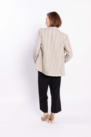 LOUGHLIN - Living Blazer - Natural Stripe