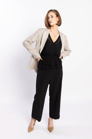 LOUGHLIN - Living Blazer - Natural Stripe