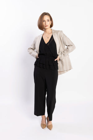 LOUGHLIN - Living Blazer - Natural Stripe