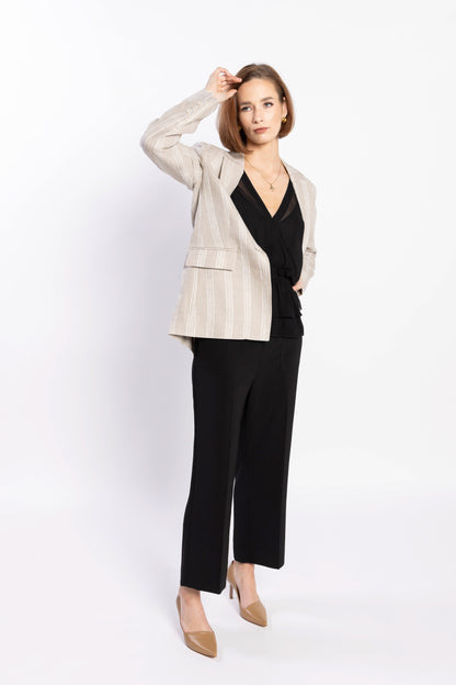 LOUGHLIN - Living Blazer - Natural Stripe