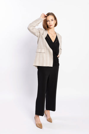 LOUGHLIN - Living Blazer - Natural Stripe