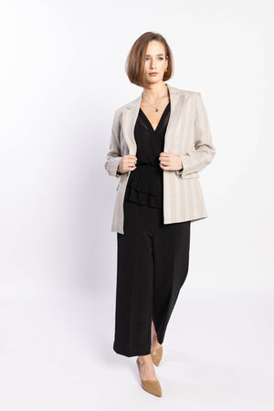 LOUGHLIN - Living Blazer - Natural Stripe