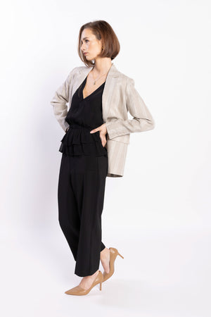 LOUGHLIN - Living Blazer - Natural Stripe