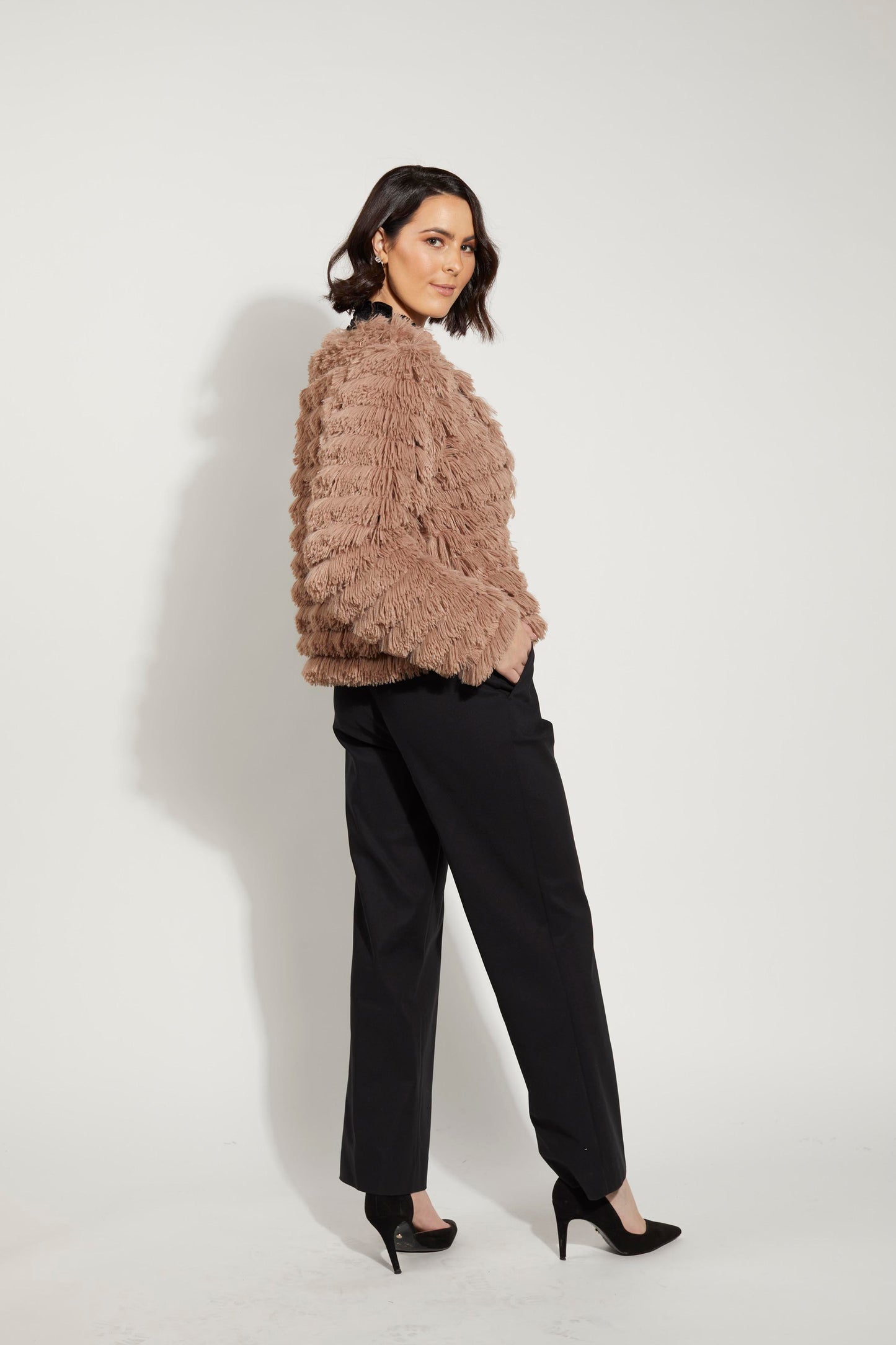 5053 - Fur Baby Jacket - Porcini