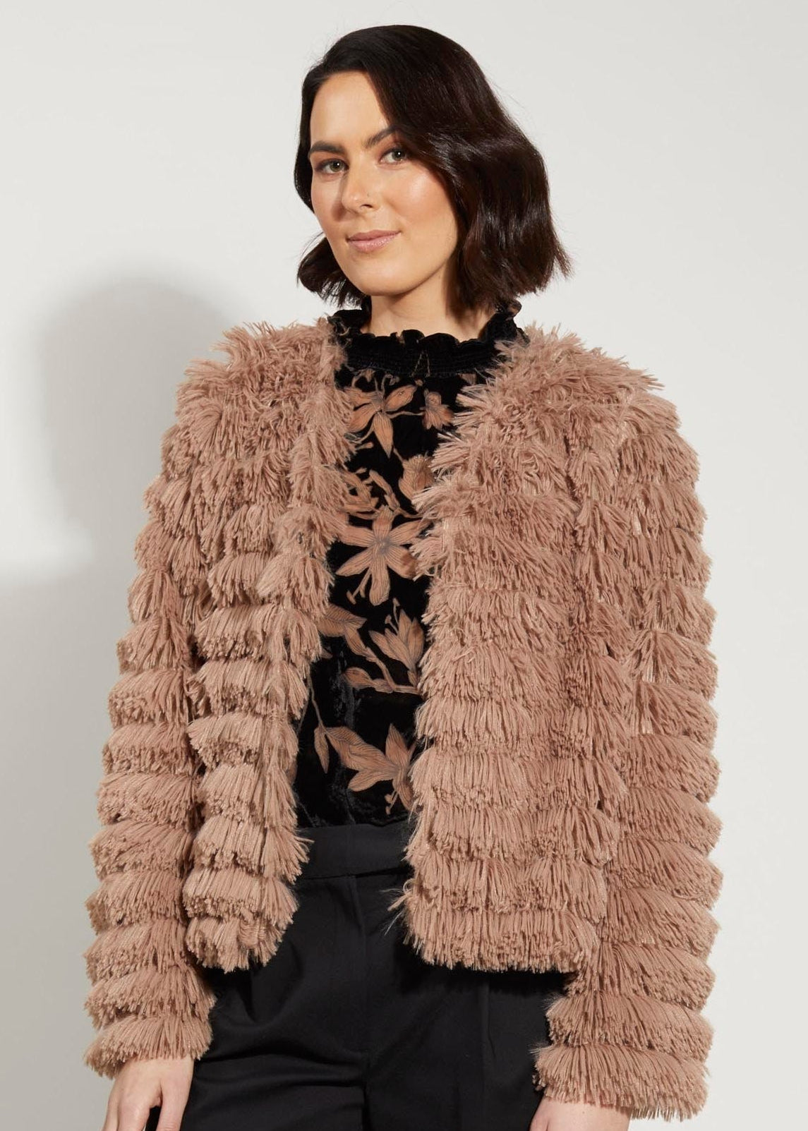 5053 - Fur Baby Jacket - Porcini