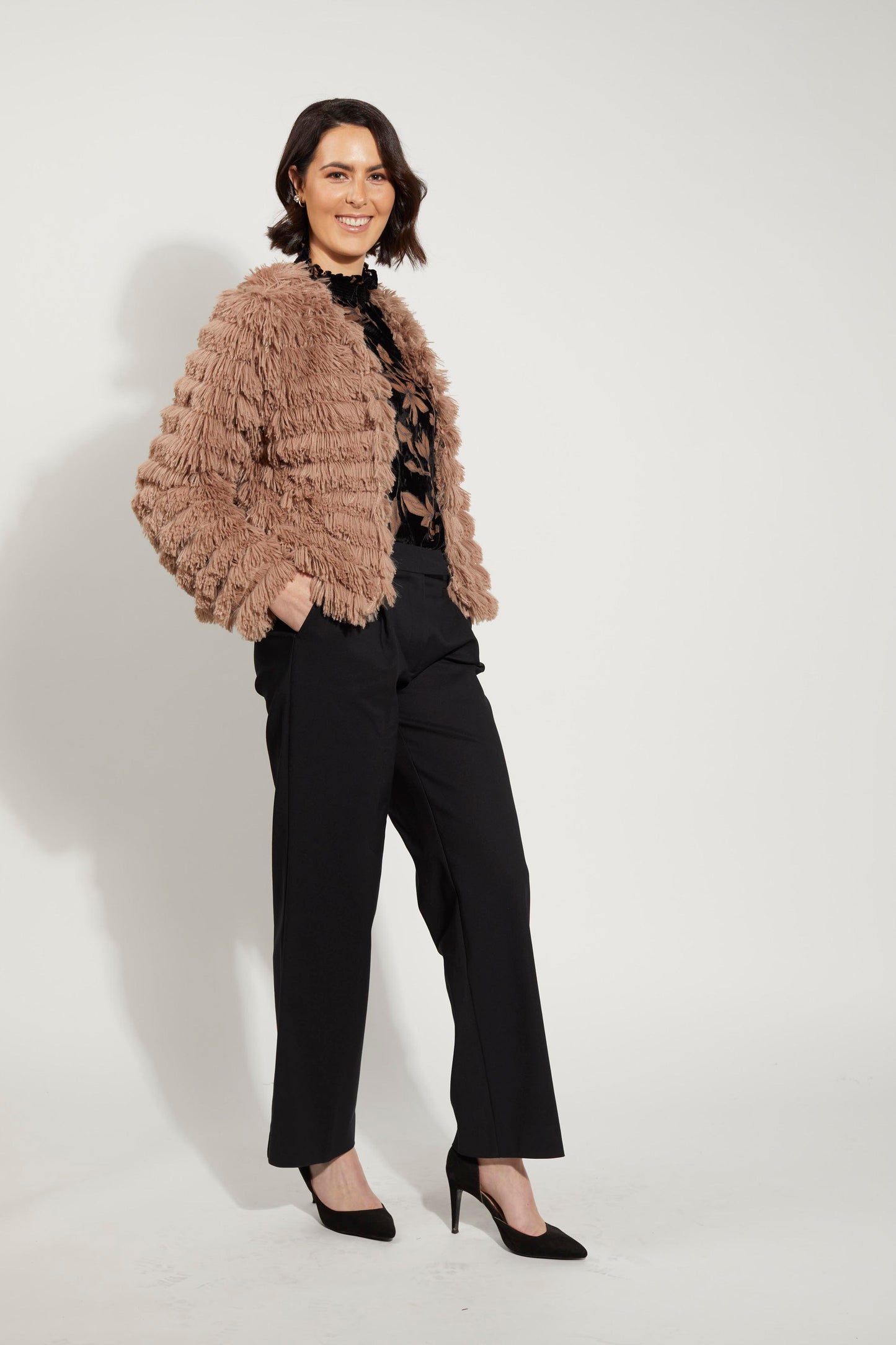 5053 - Fur Baby Jacket - Porcini