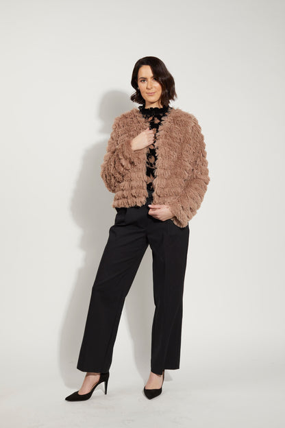 5053 - Fur Baby Jacket - Porcini