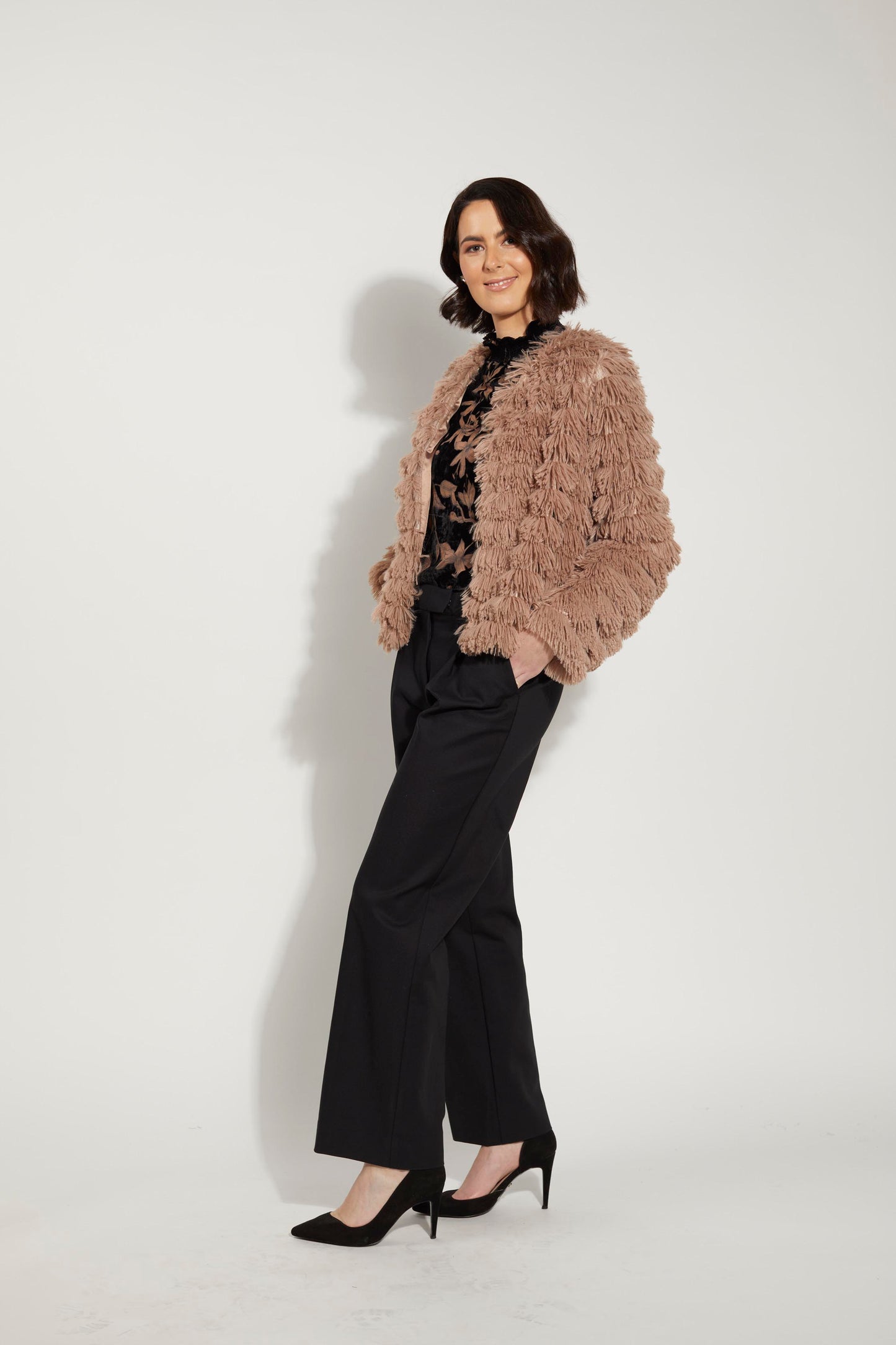 5053 - Fur Baby Jacket - Porcini
