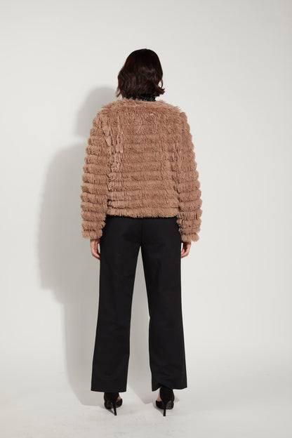 5053 - Fur Baby Jacket - Porcini