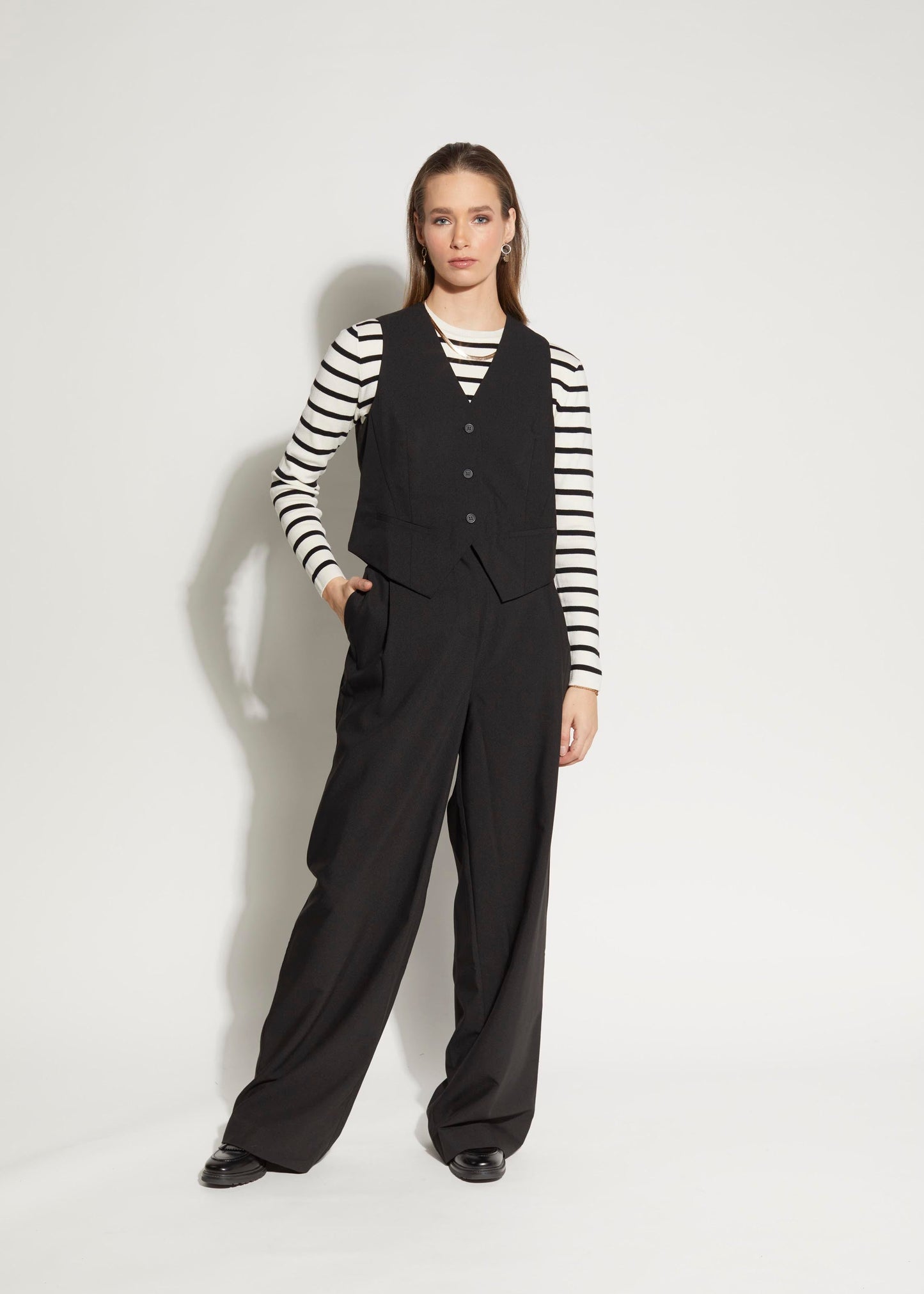 5055L - Cardinal Waistcoat - Black