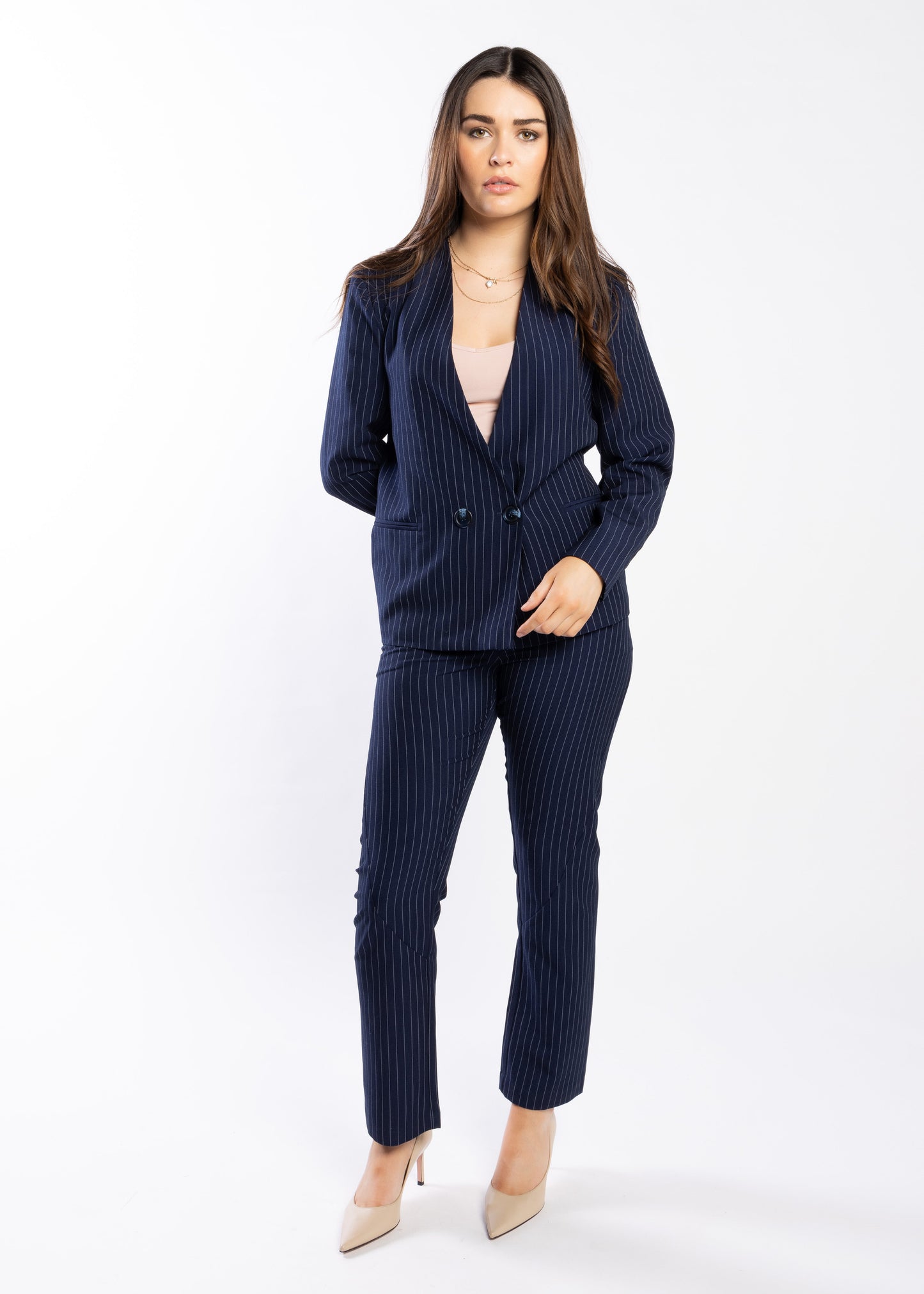 4067 - Lyon Pant - Night Stripe