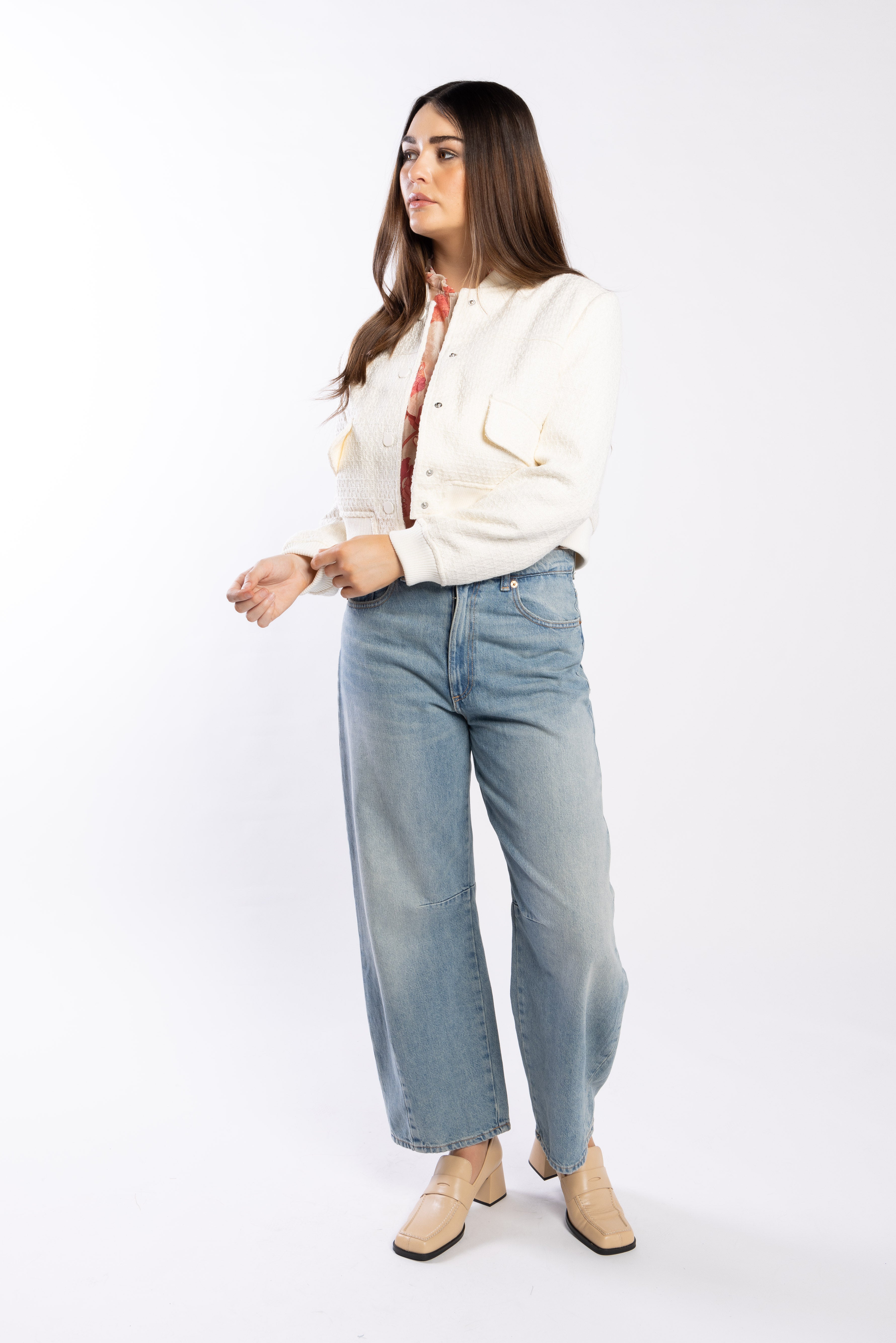 9036 - Barrel Leg Jean - Vintage Blue