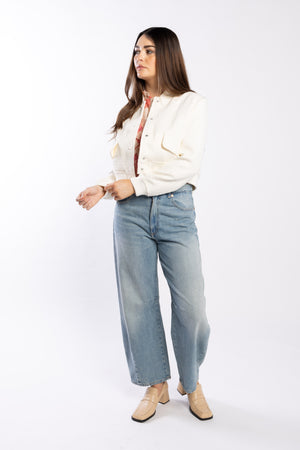 9036 - Barrel Leg Jean - Vintage Blue