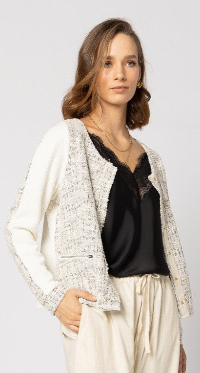 5073 - Jakcar Jacket - Ivory Combo