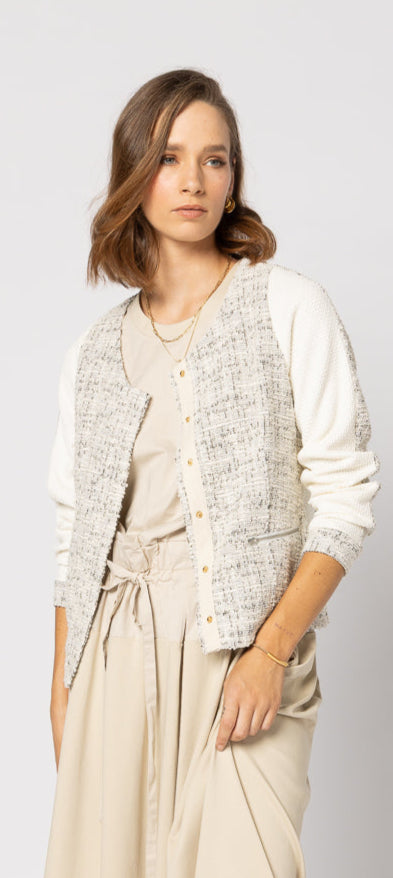5073 - Jakcar Jacket - Ivory Combo