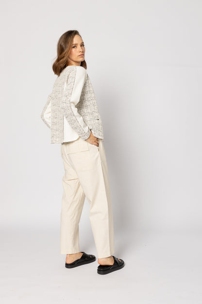 5073 - Jakcar Jacket - Ivory Combo