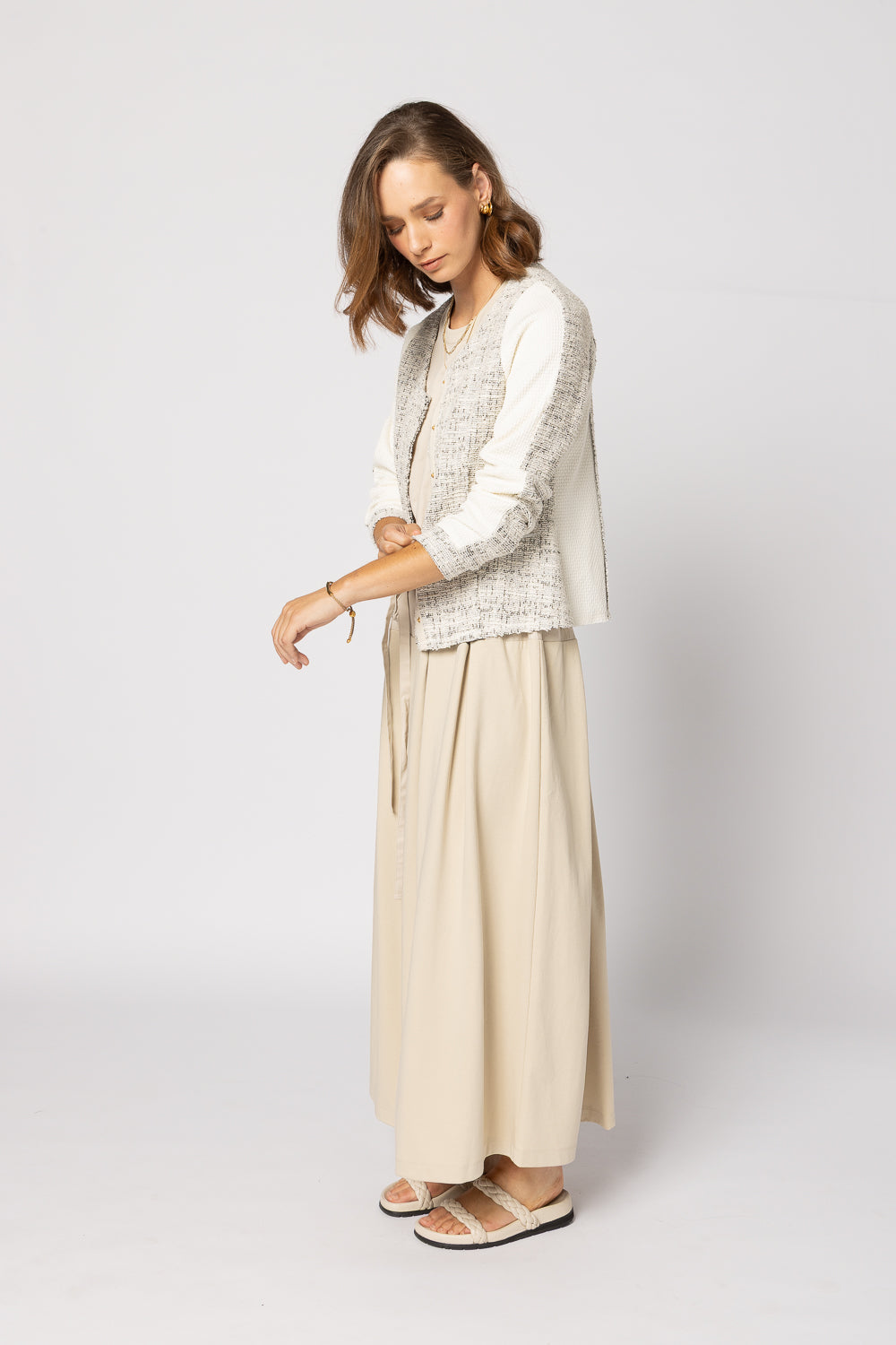 5073 - Jakcar Jacket - Ivory Combo