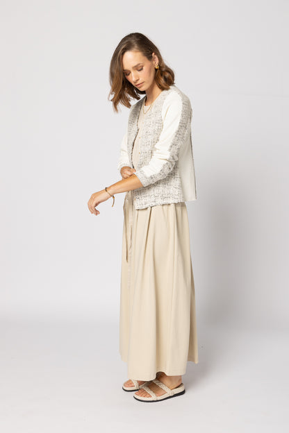 5073 - Jakcar Jacket - Ivory Combo