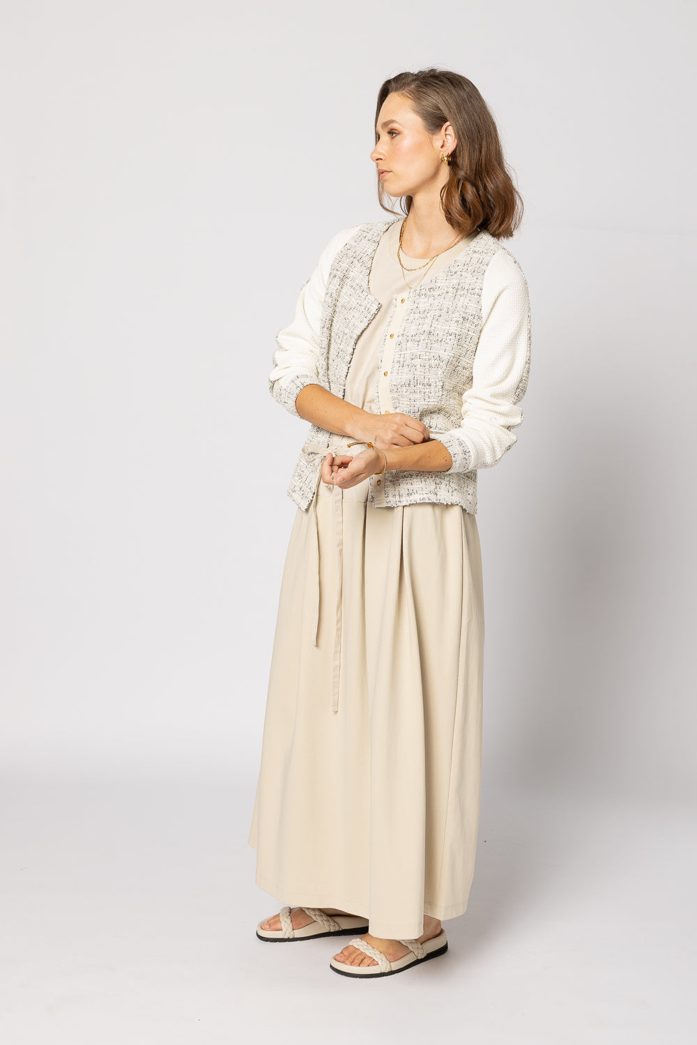 5073 - Jakcar Jacket - Ivory Combo
