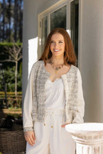 5073 - Jakcar Jacket - Ivory Combo