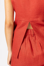 5074 - Brooklyn Vest - Blood Orange